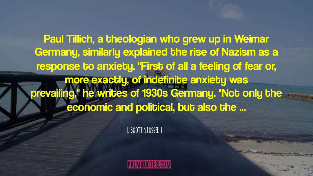 Tillich quotes by Scott Stossel