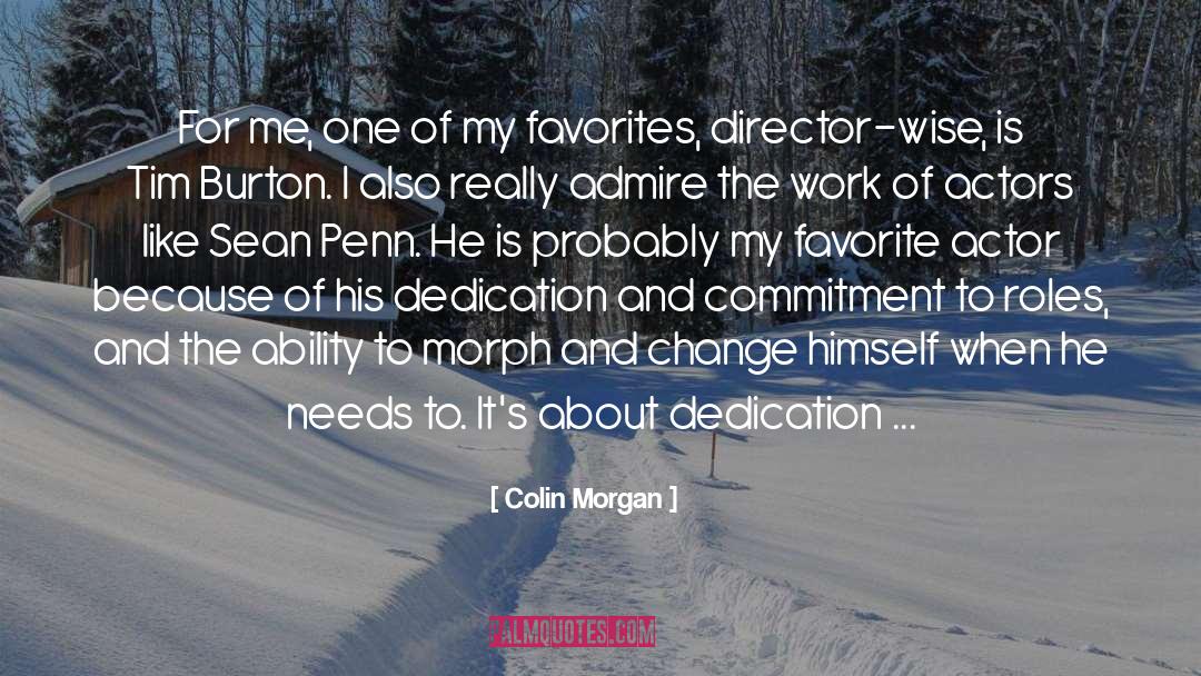 Tim Burton quotes by Colin Morgan