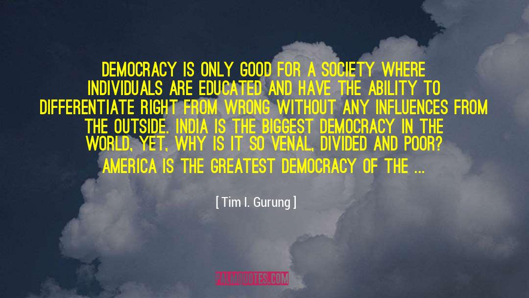 Tim I Gurung quotes by Tim I. Gurung