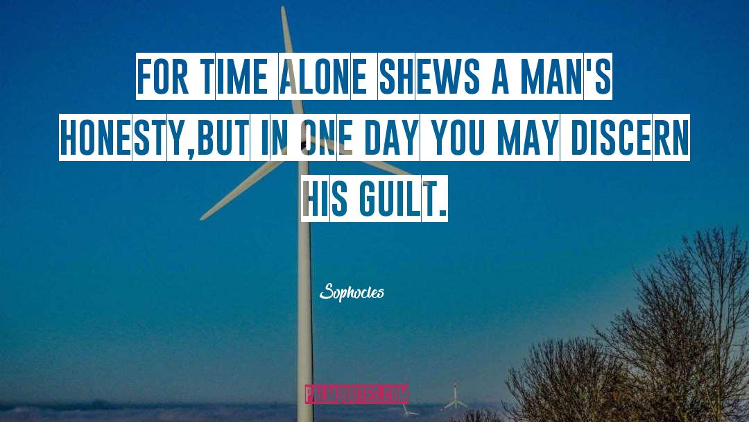 Time Alone quotes by Sophocles