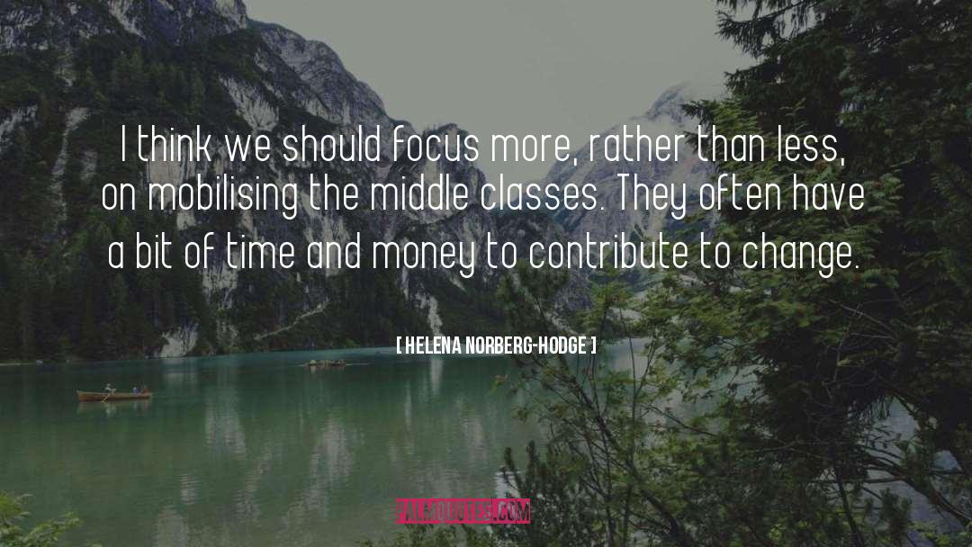 Time And Money quotes by Helena Norberg-Hodge