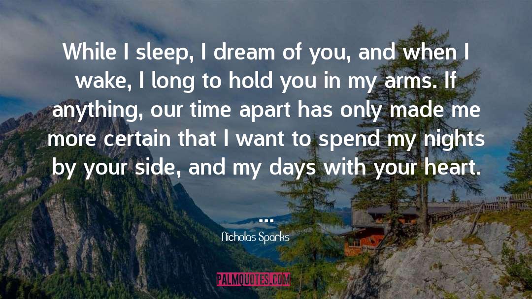 Time Apart quotes by Nicholas Sparks