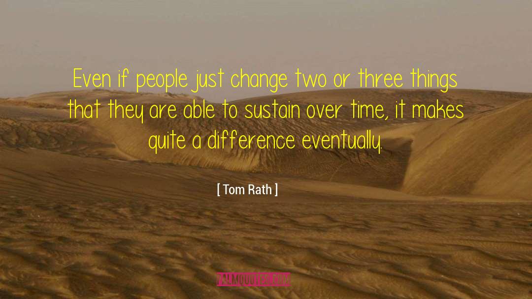 Time Difference quotes by Tom Rath