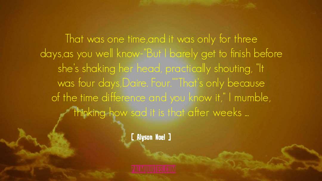 Time Difference quotes by Alyson Noel