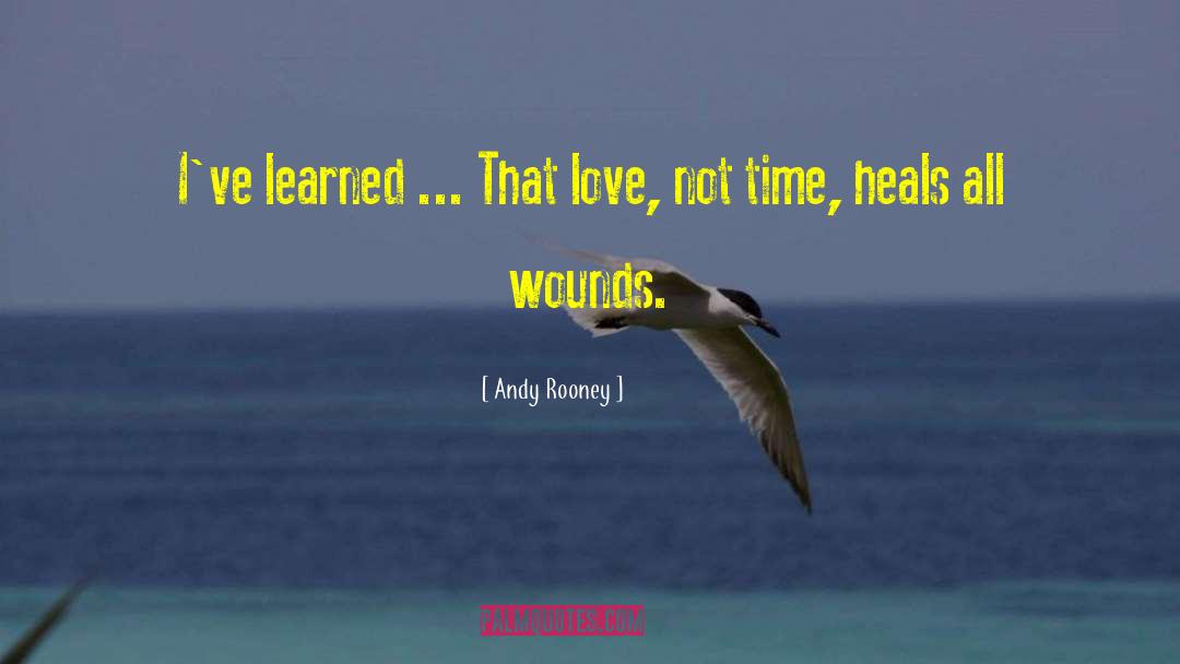 Time Doesn T Heal All Wounds quotes by Andy Rooney