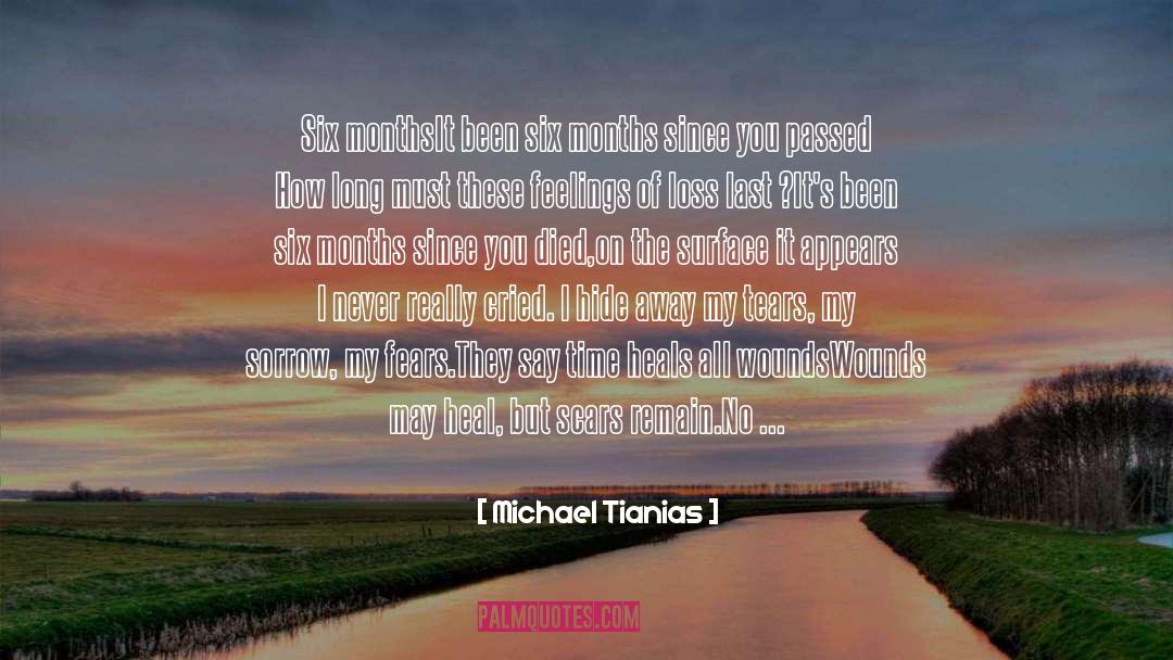 Time Doesn T Heal All Wounds quotes by Michael Tianias