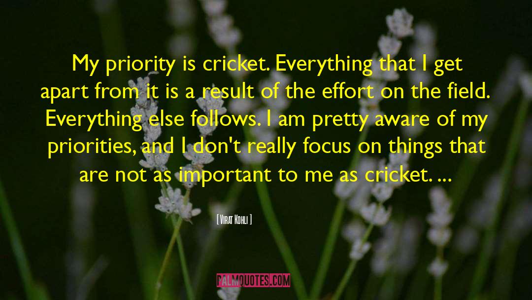 Time Effort quotes by Virat Kohli