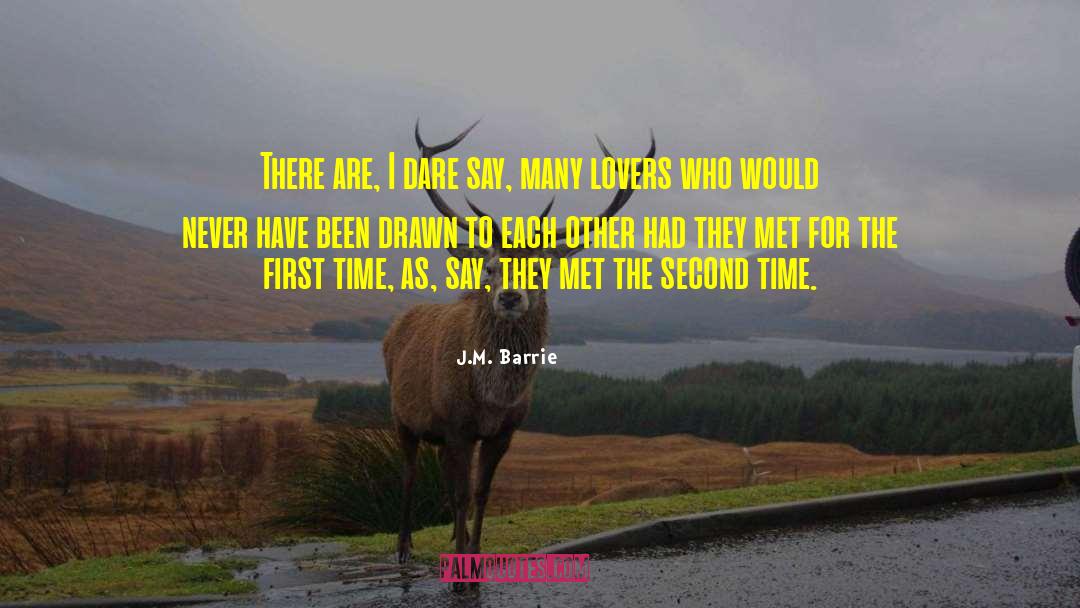 Time First quotes by J.M. Barrie