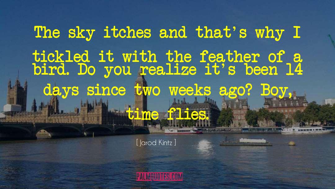 Time Flies quotes by Jarod Kintz