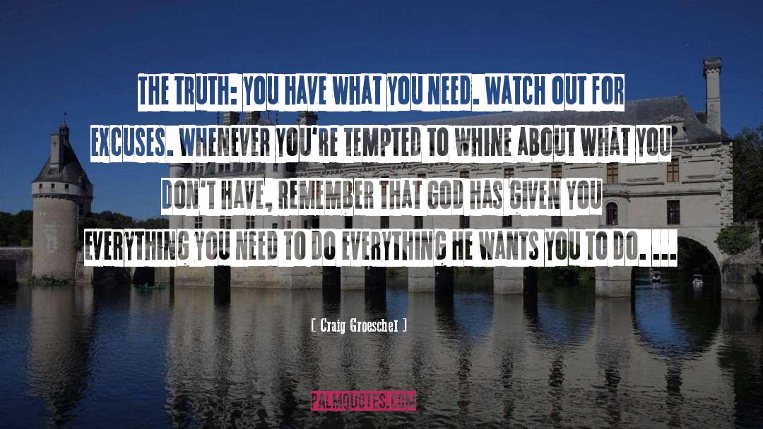 Time For God quotes by Craig Groeschel