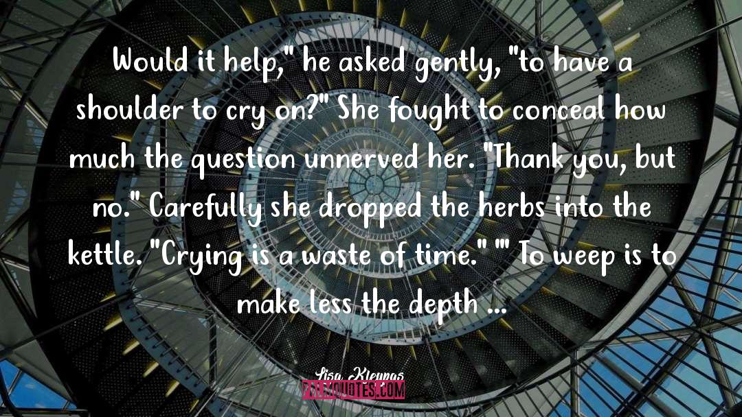 Time Grief quotes by Lisa Kleypas