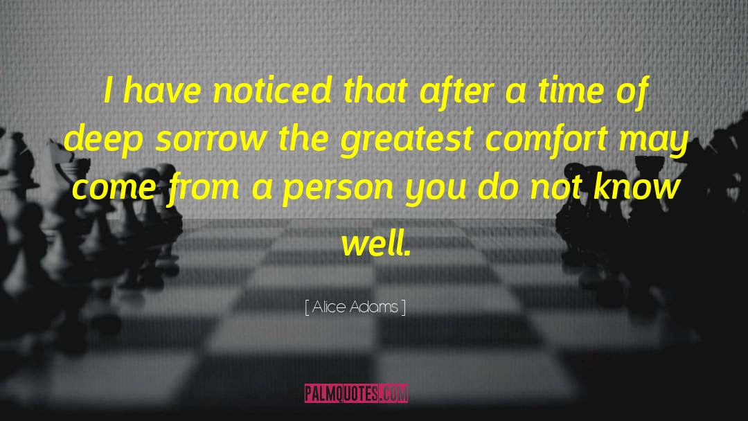 Time Grief quotes by Alice Adams