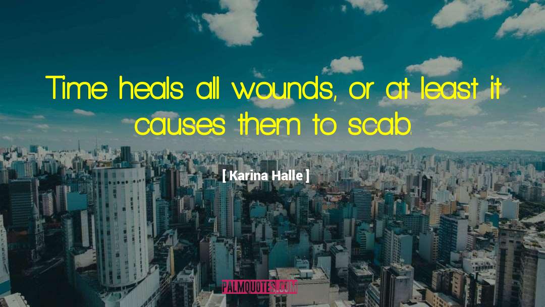 Time Heals All Wounds quotes by Karina Halle