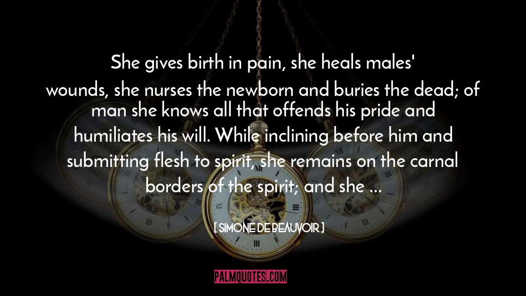 Time Heals All Wounds quotes by Simone De Beauvoir
