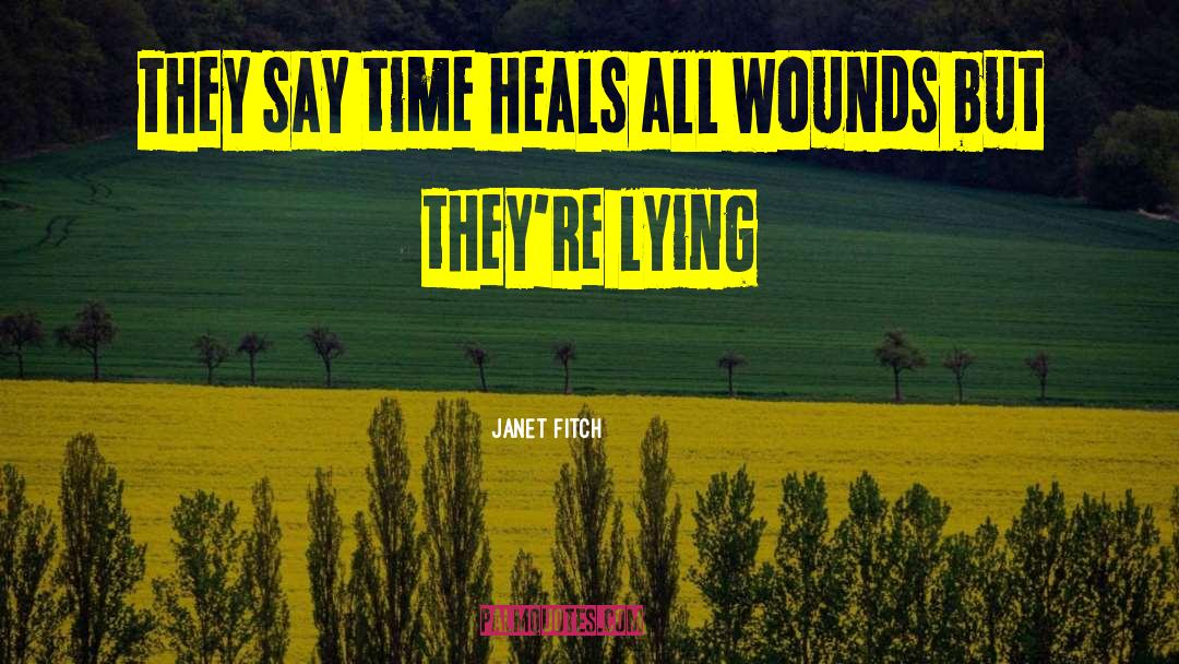 Time Heals Death quotes by Janet Fitch