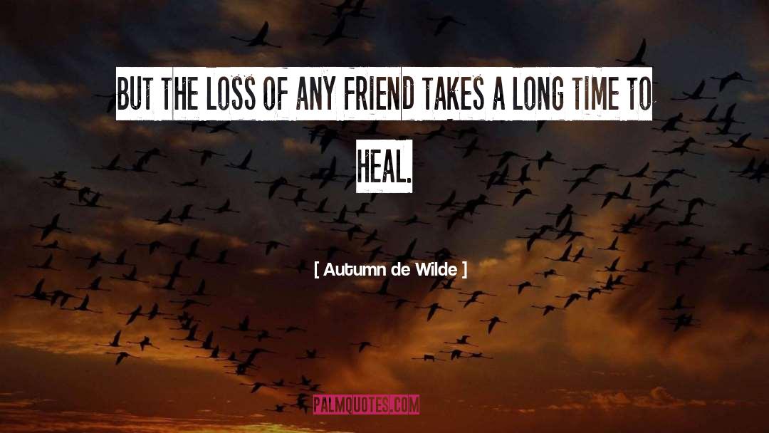 Time Heals quotes by Autumn De Wilde