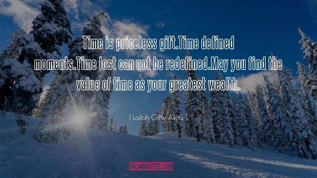 Time Is Priceless quotes by Lailah Gifty Akita