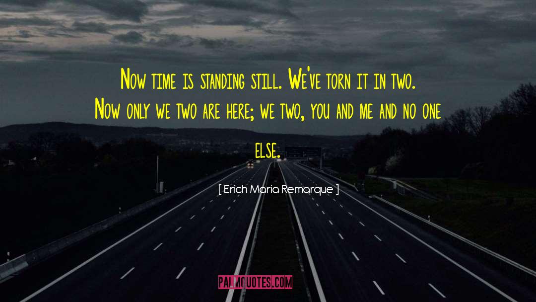 Time Is Standing Still quotes by Erich Maria Remarque