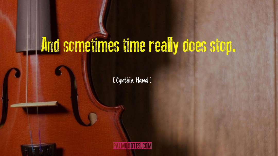 Time Lapse quotes by Cynthia Hand