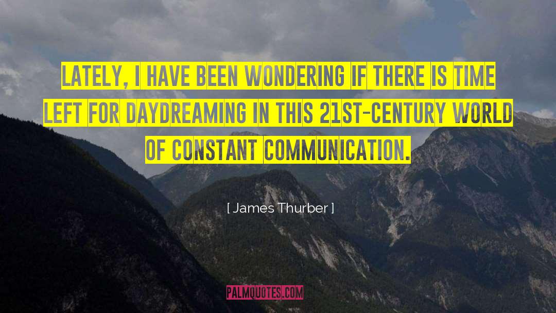 Time Left quotes by James Thurber