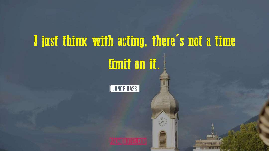 Time Limit quotes by Lance Bass