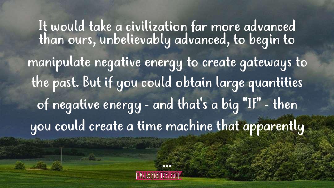 Time Machine quotes by Michio Kaku