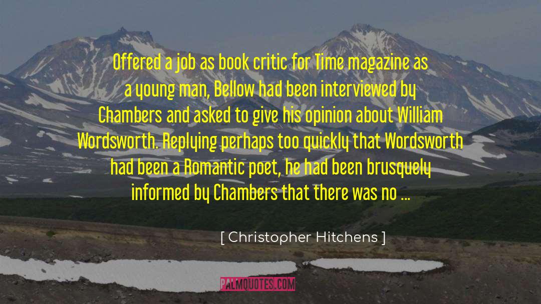 Time Magazine quotes by Christopher Hitchens