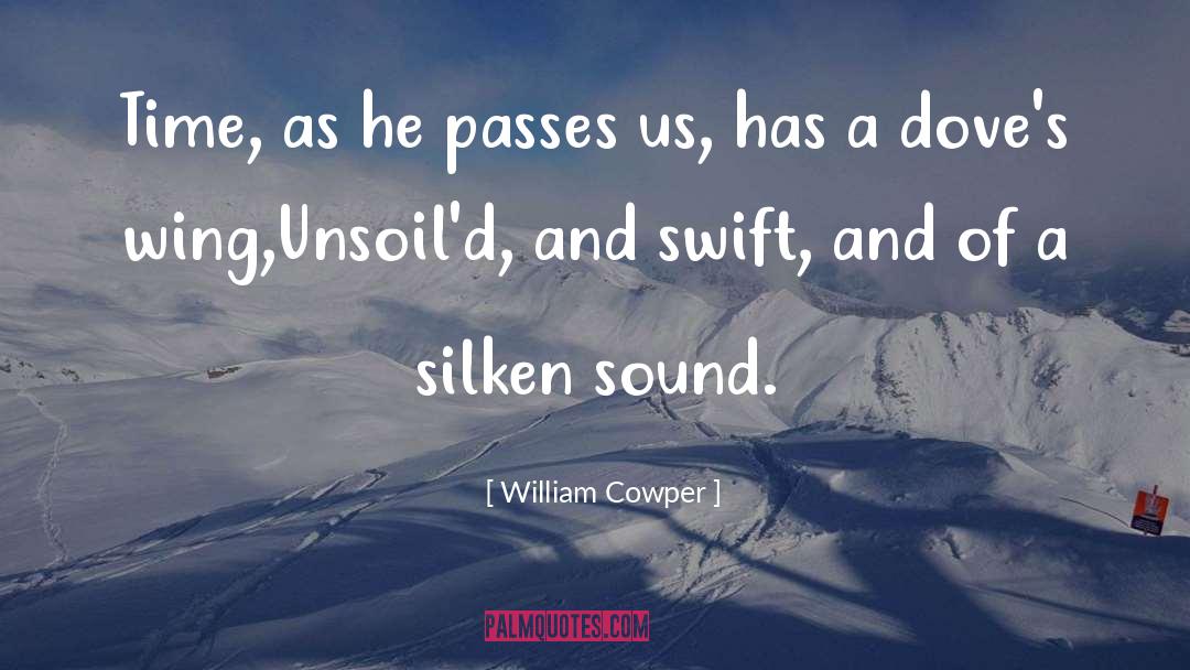 Time Passes Quickly quotes by William Cowper