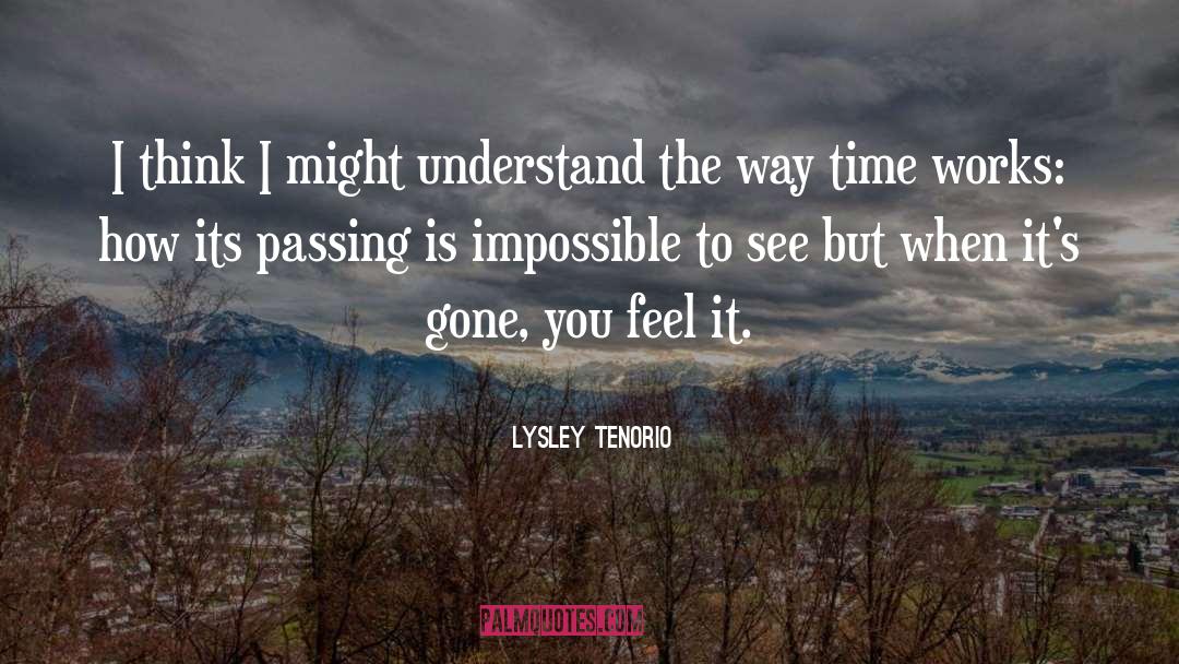 Time Passing quotes by Lysley Tenorio