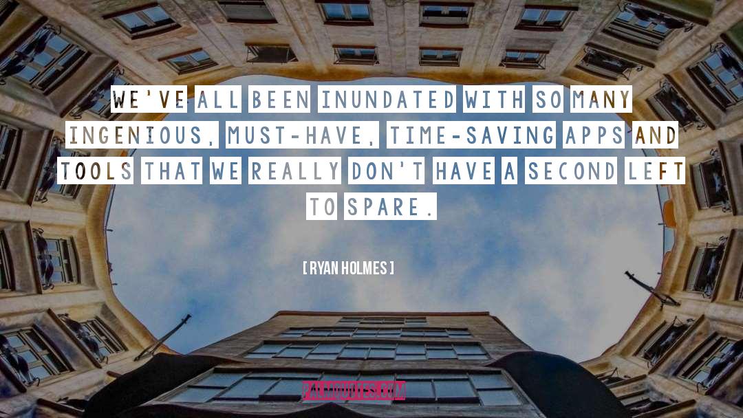 Time Saving quotes by Ryan Holmes