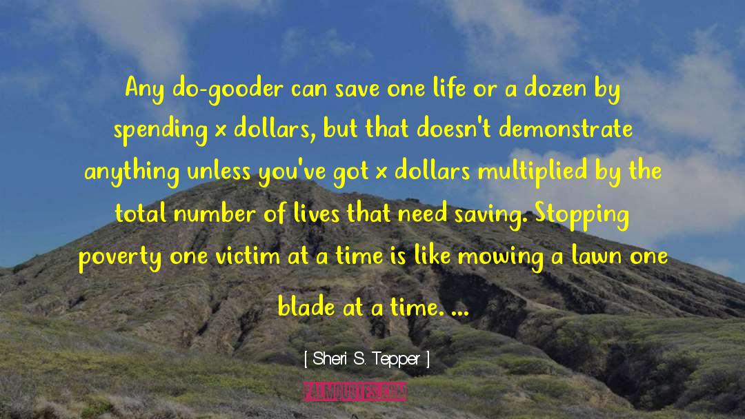 Time Saving Tips quotes by Sheri S. Tepper