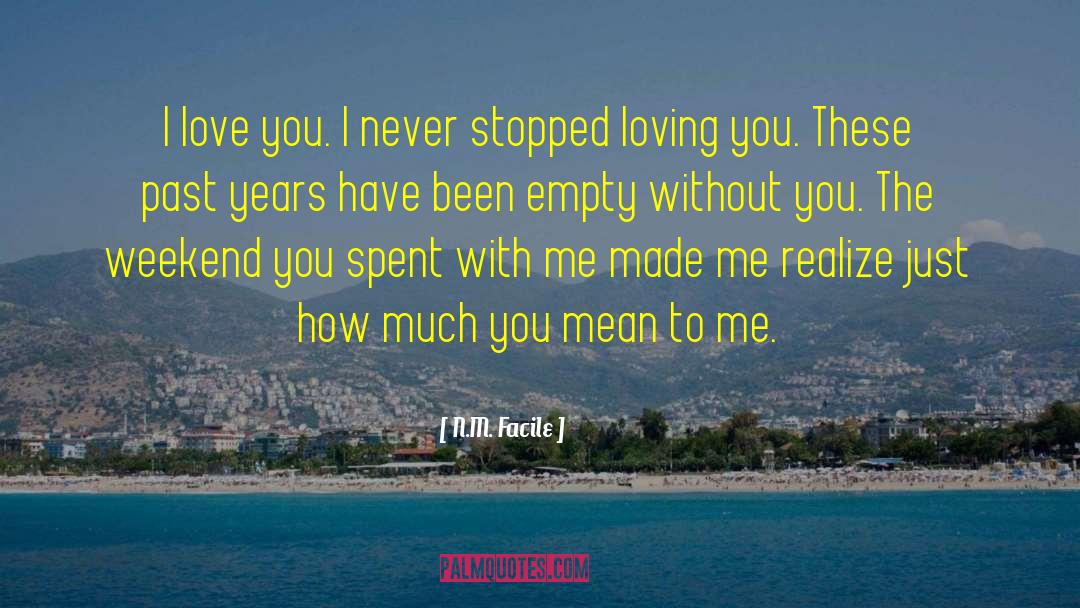 Time Spent With You quotes by N.M. Facile