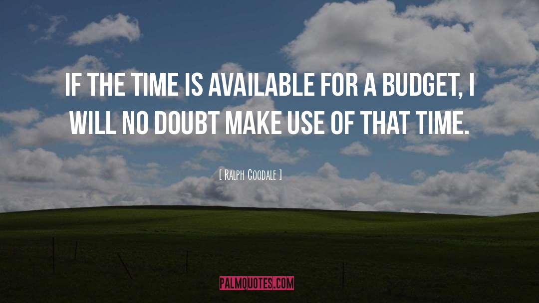 Time Table quotes by Ralph Goodale