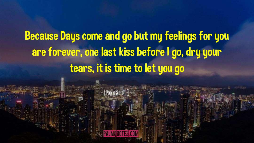 Time To Let You Go quotes by Papa Roach