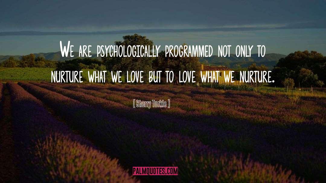 Time To Love quotes by Sherry Turkle