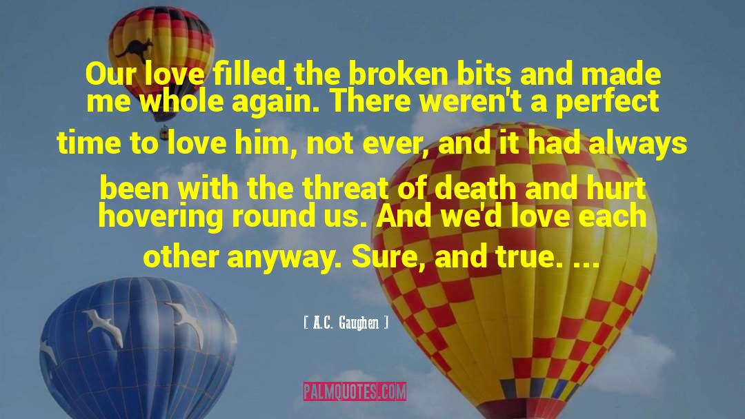 Time To Love quotes by A.C. Gaughen