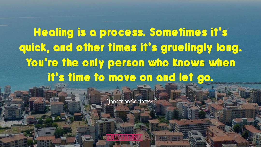 Time To Move On quotes by Jonathan Sadowski