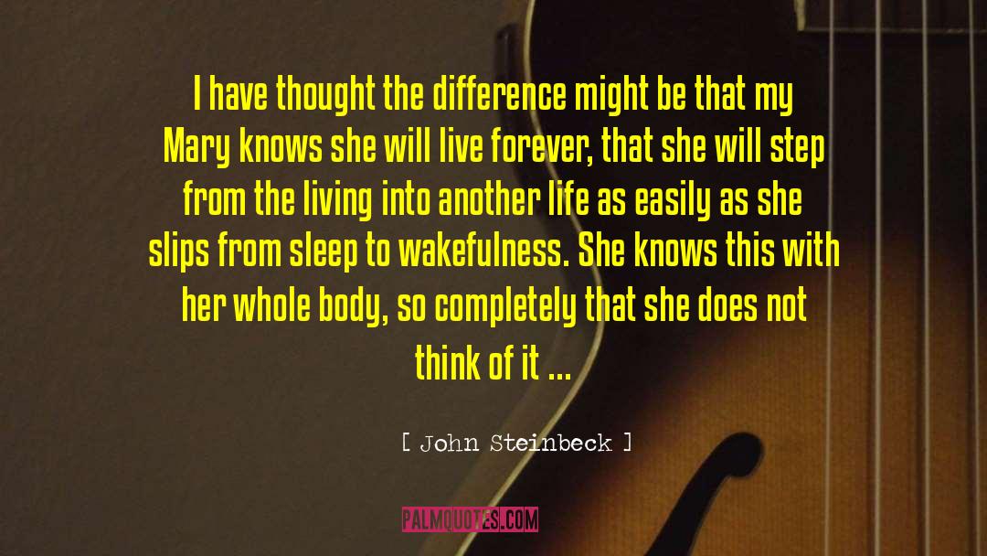 Time To Sleep quotes by John Steinbeck