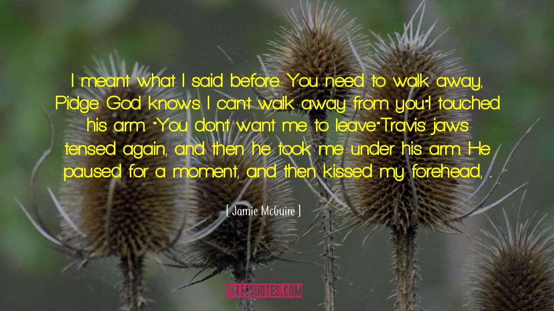 Time To Walk Away quotes by Jamie McGuire