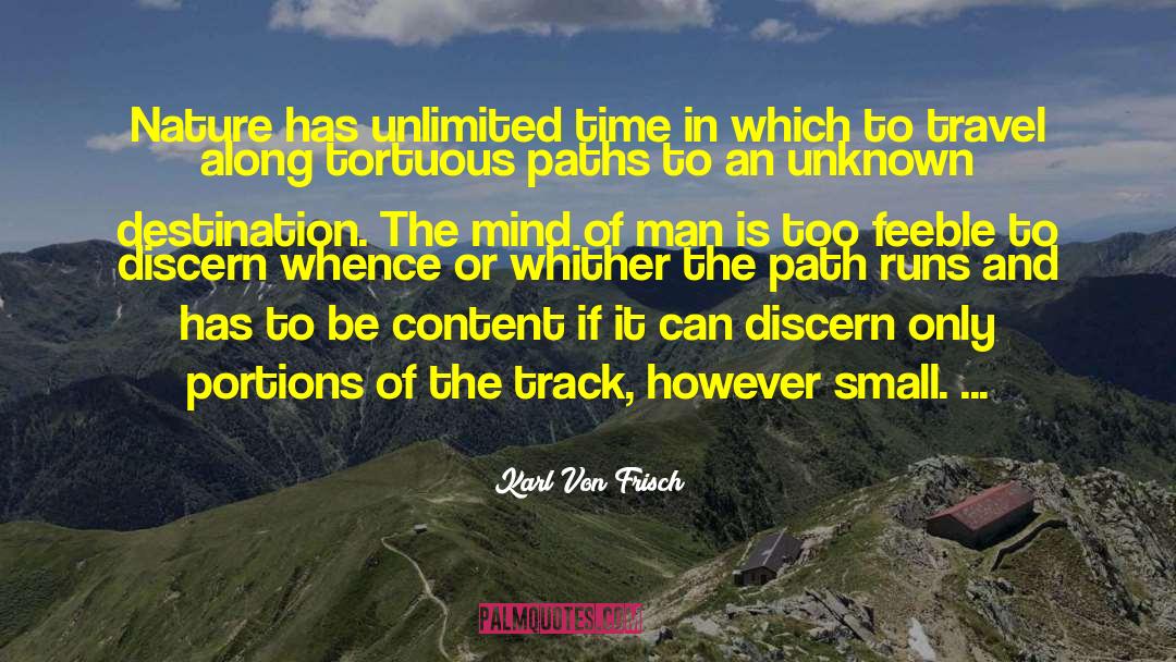 Time Travel Book quotes by Karl Von Frisch