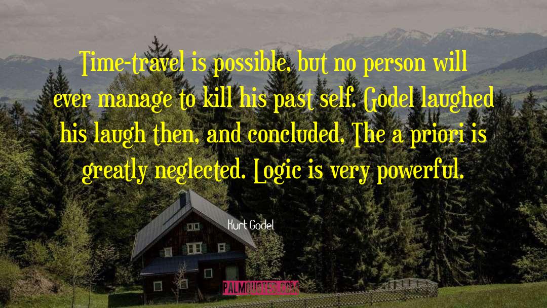 Time Travel Fantasy quotes by Kurt Godel