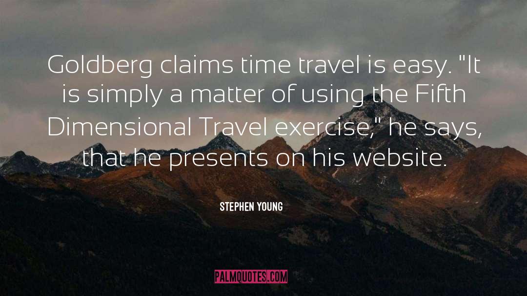 Time Travel quotes by Stephen Young