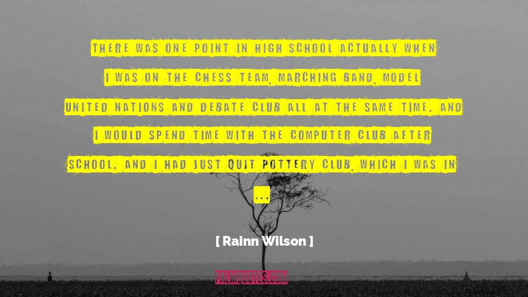 Time Wasted quotes by Rainn Wilson