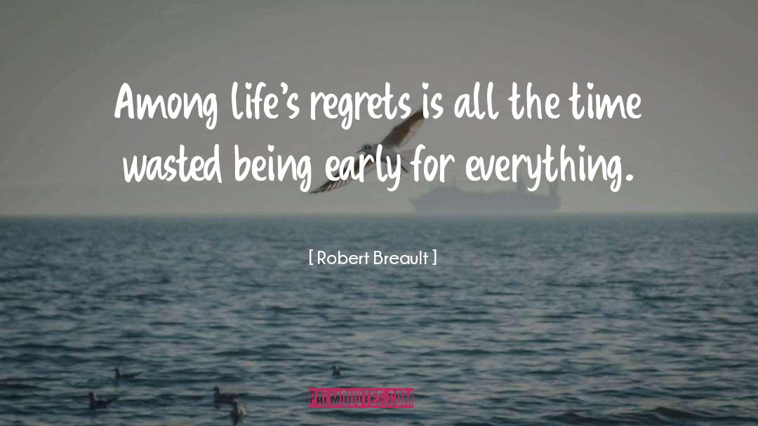 Time Wasted quotes by Robert Breault