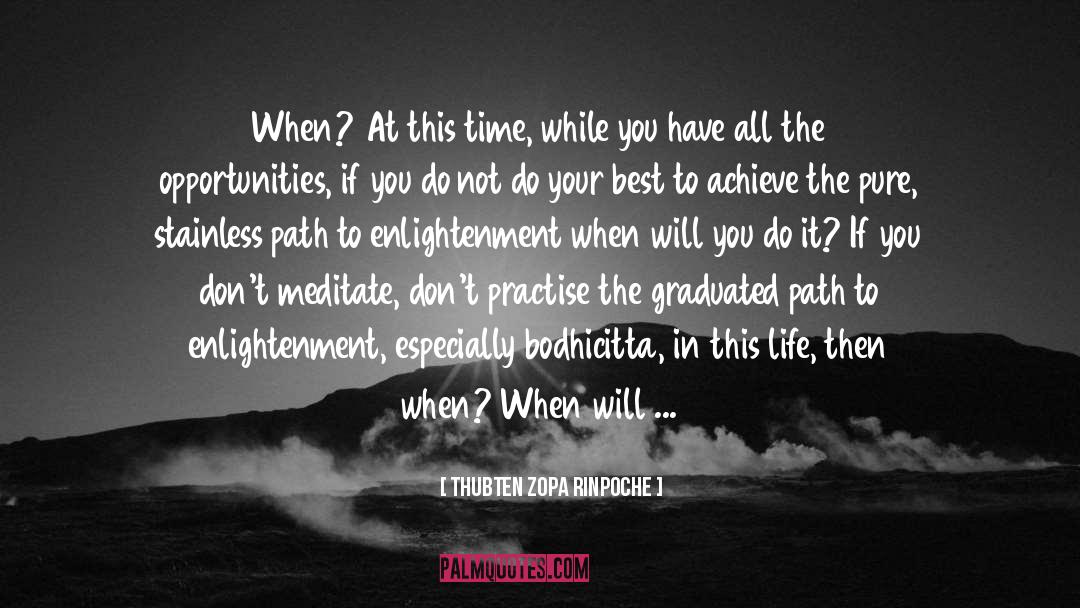 Time Well Spent quotes by Thubten Zopa Rinpoche