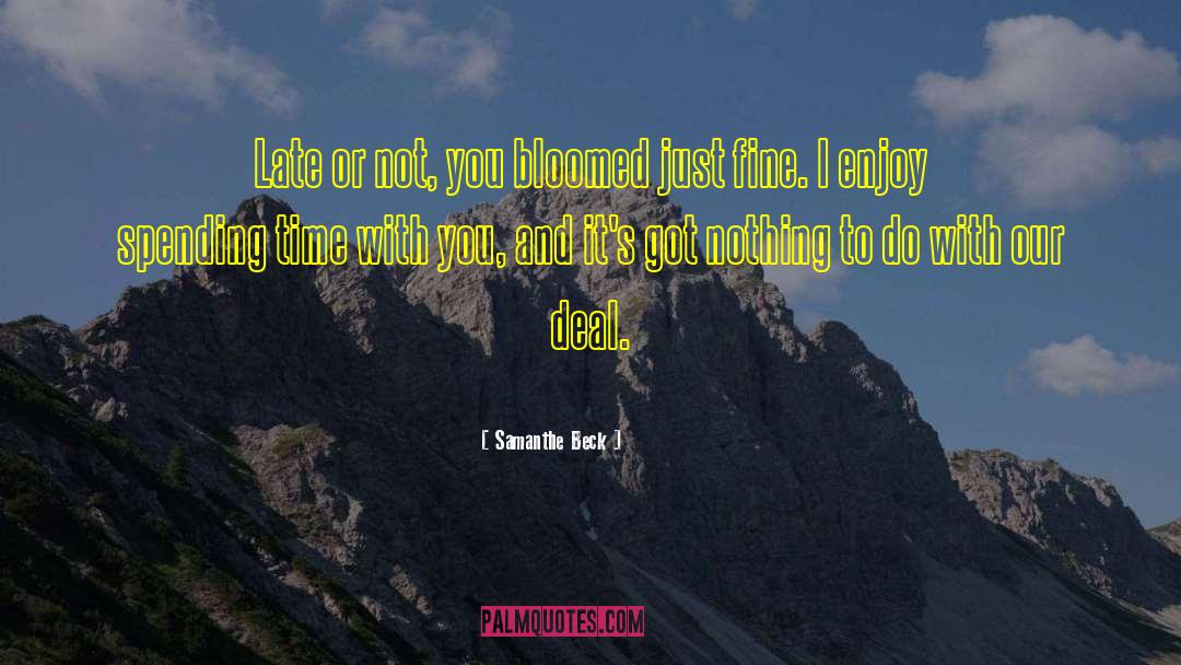 Time With You quotes by Samanthe Beck