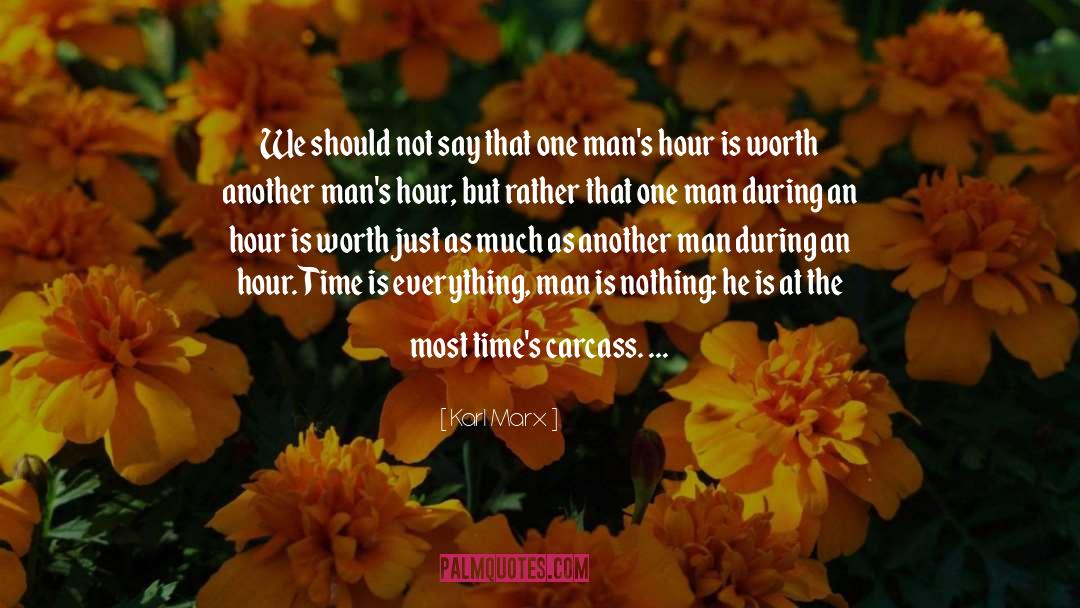 Time Worth quotes by Karl Marx