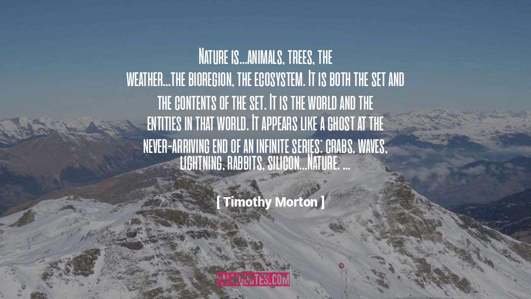 Timeless Series quotes by Timothy Morton