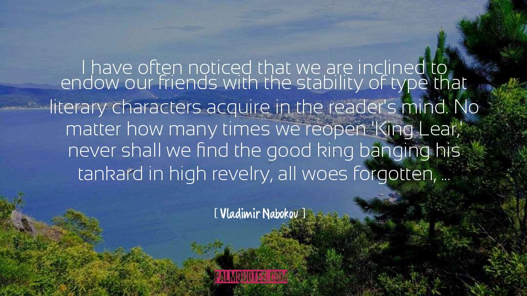 Timely quotes by Vladimir Nabokov
