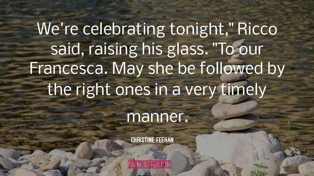 Timely quotes by Christine Feehan
